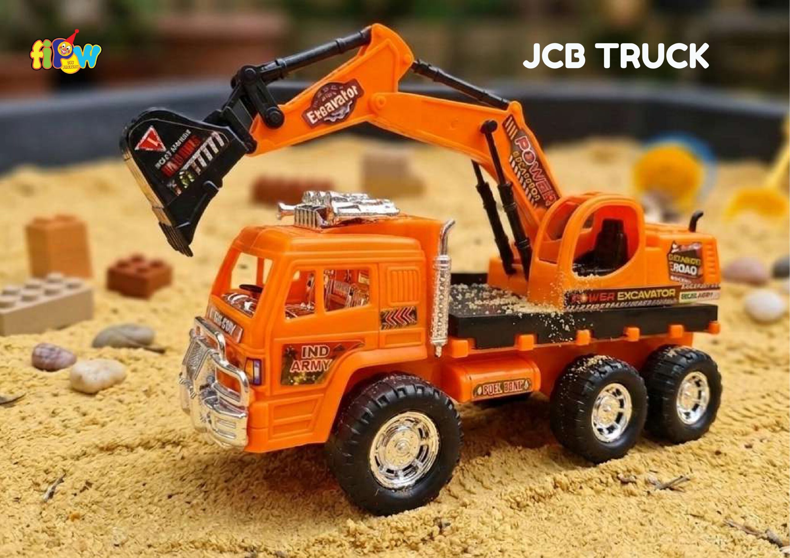 JCB Truck wholesale plastic toy – FIPW Howrah