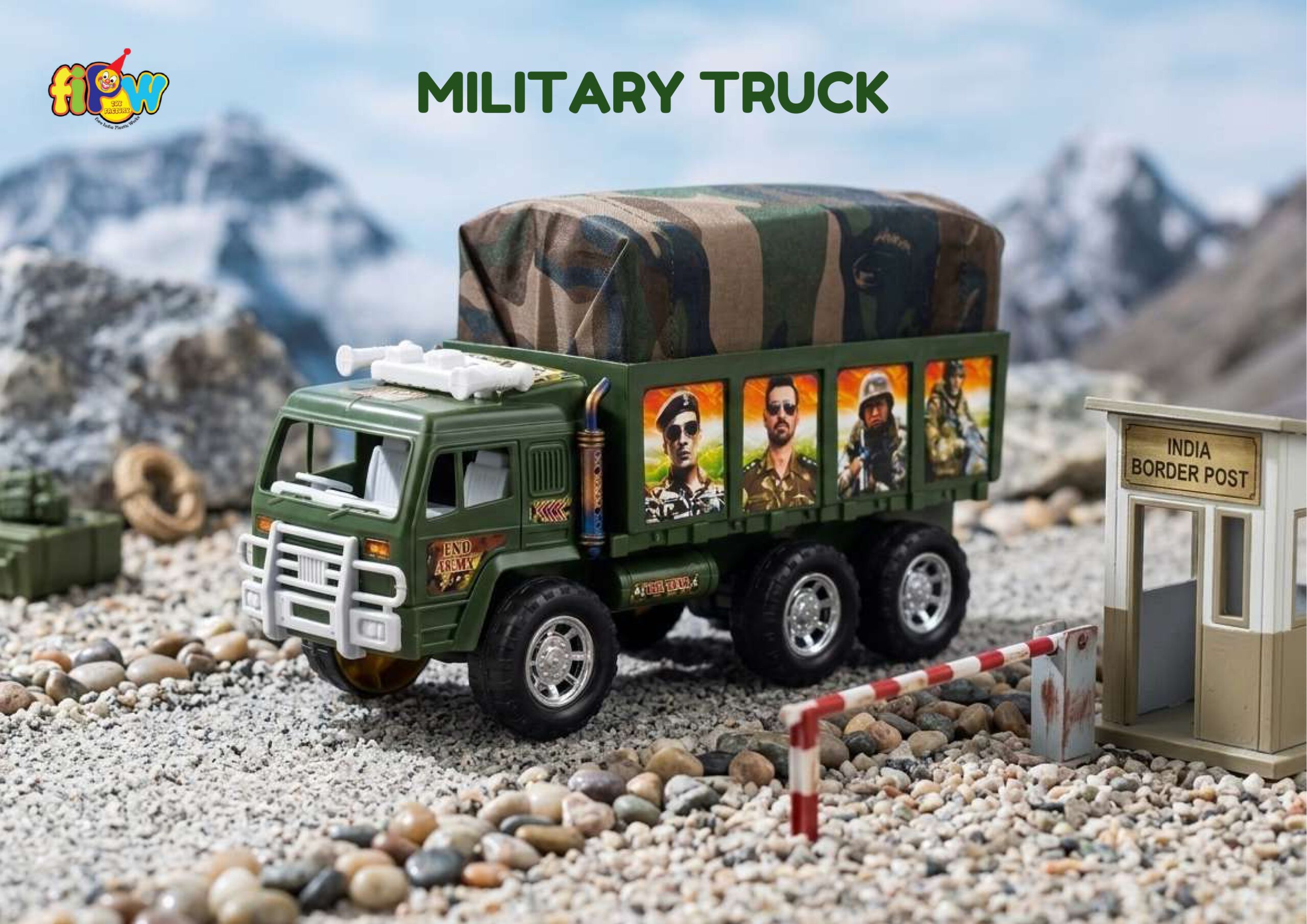 Military Truck wholesale plastic toy – FIPW Howrah