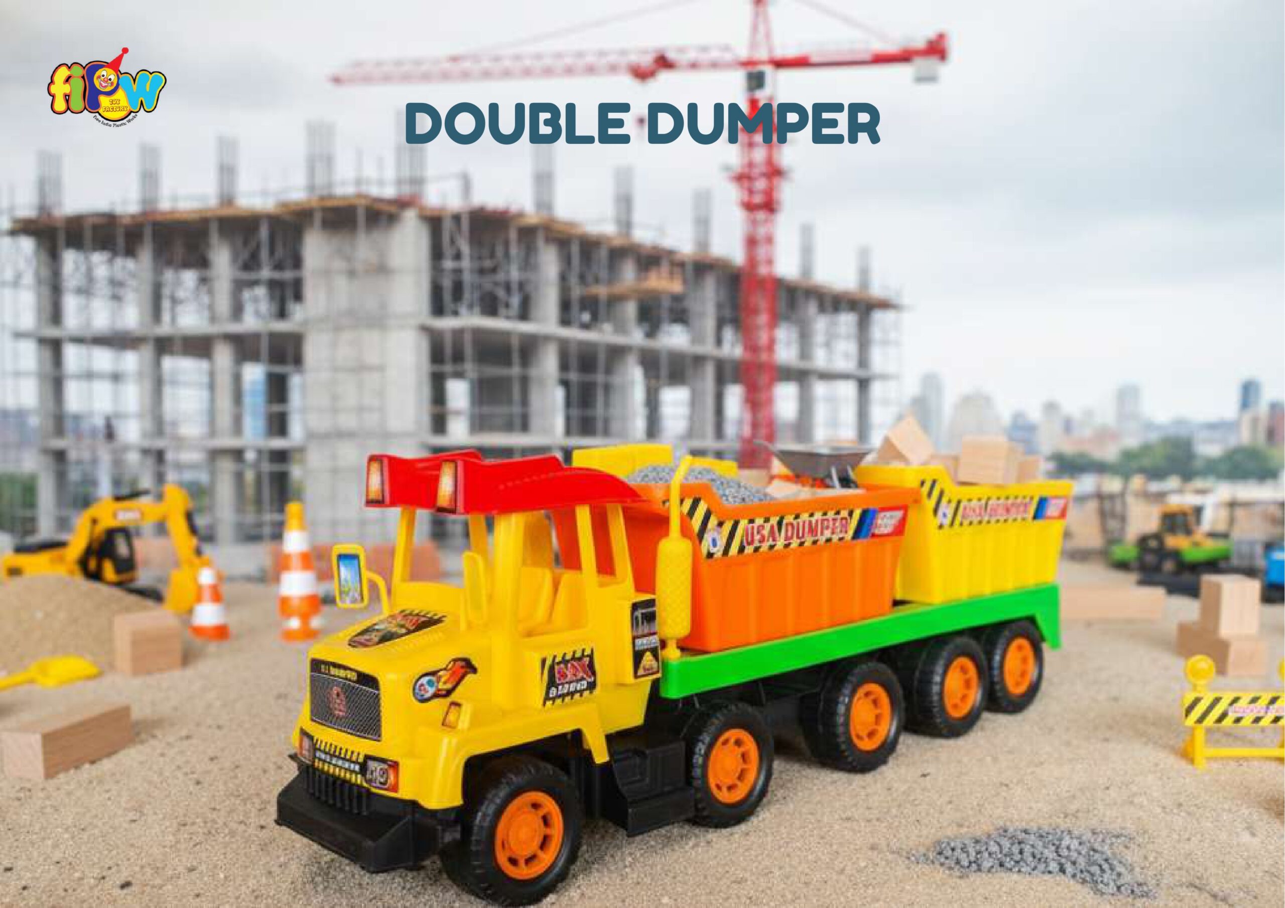 Double Dumper wholesale plastic toy – FIPW Howrah